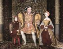 Henri VIII, sa troisième épouse, Jeanne Seymour, et leur fils, (...)