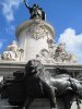 Le lion de la place de la République, Paris xème